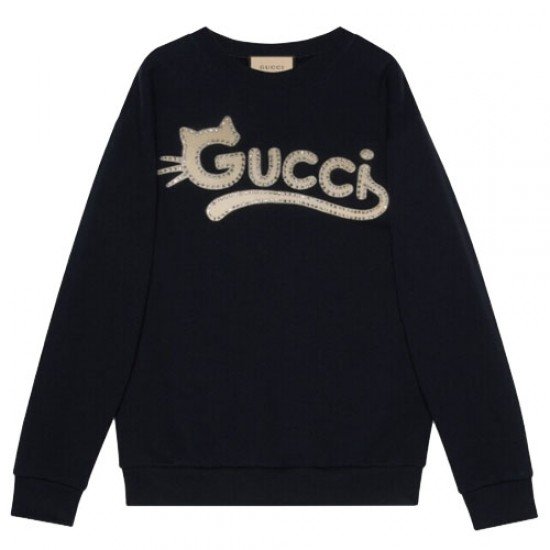 Gucci cat logo sweater