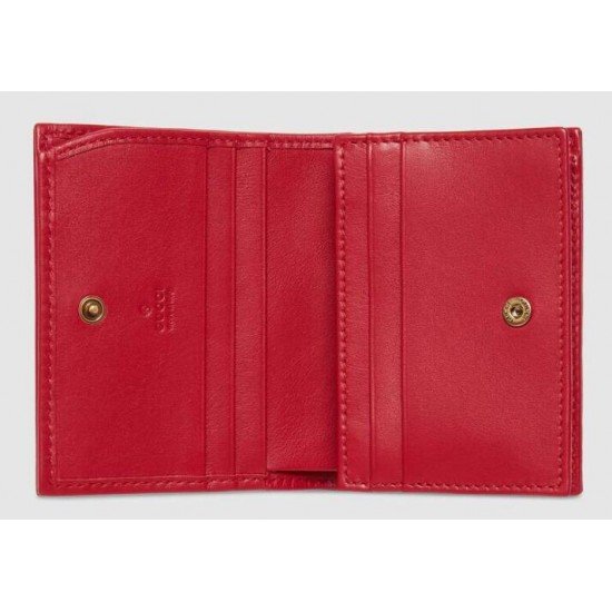 GG Marmont Red Card Holder
