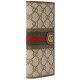 OphidiaGG Supreme canvas long wallet