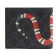 Coral snake print GG Supreme canvas wallet