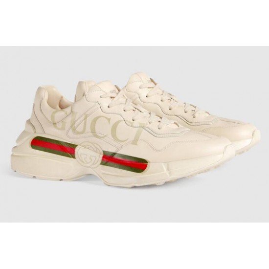 Men Rhyton Gucci Ivory Sneakers