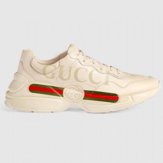 Men Rhyton Gucci Ivory Sneakers