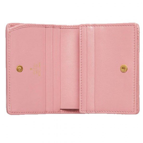 Gucci Horsebit 1955 python wallet Pink