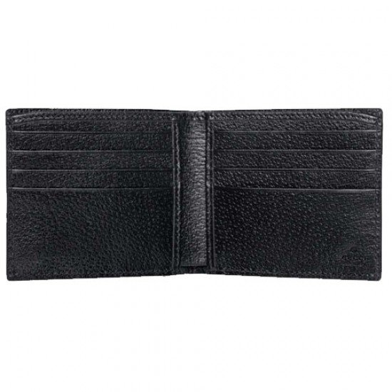 GG Marmont leather bifold wallet Black