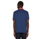 GG pique polo shirt blue red