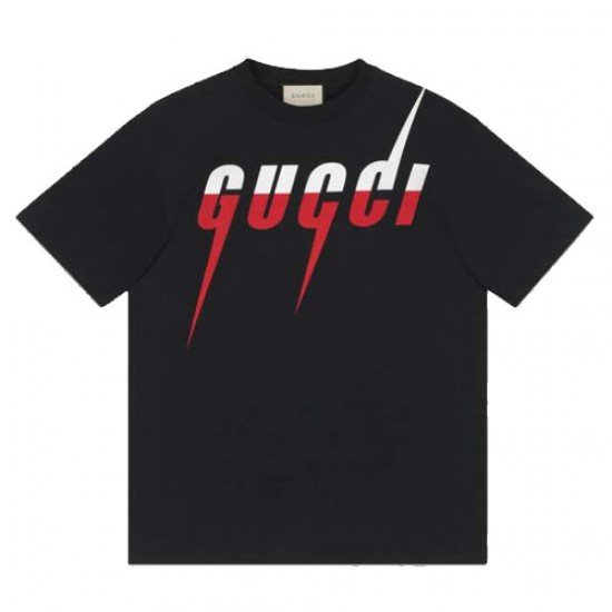 Gucci Blade Print T-Shirt Black