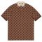 Gucci GG Polo Shirt Brown Beige