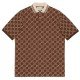 Gucci GG Polo Shirt Brown Beige