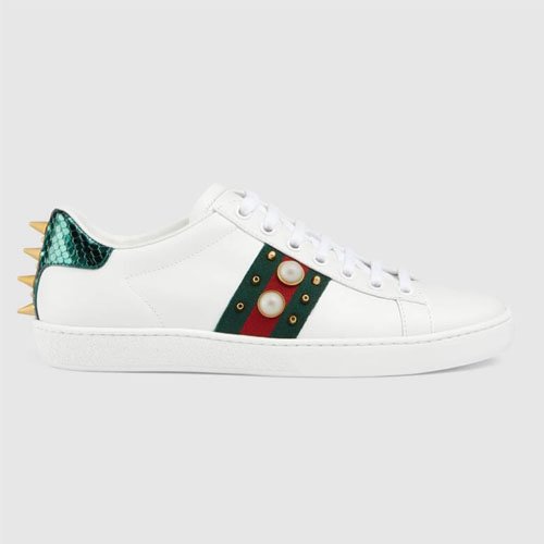 Ace Women Studded Leather Sneakers