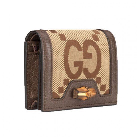 Super GG Gucci Diana Bamboo Card Holder