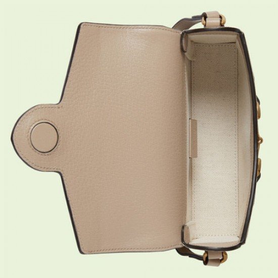 Gucci Horsebit 1955 Mini Bag Beige