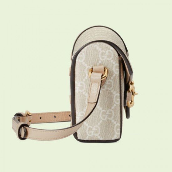 Gucci Horsebit 1955 Mini Bag Beige