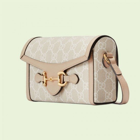 Gucci Horsebit 1955 Mini Bag Beige