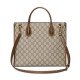 GG Retro Small Tote Bag Beige Ebony