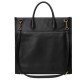 Large tote bag with Gucci logo Black