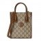 GG Retro Mini Tote Bag Beige Ebony