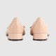 Women horse rack flat ballet shoes Pink