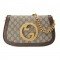 Round Interlocking GG Shoulder Bag