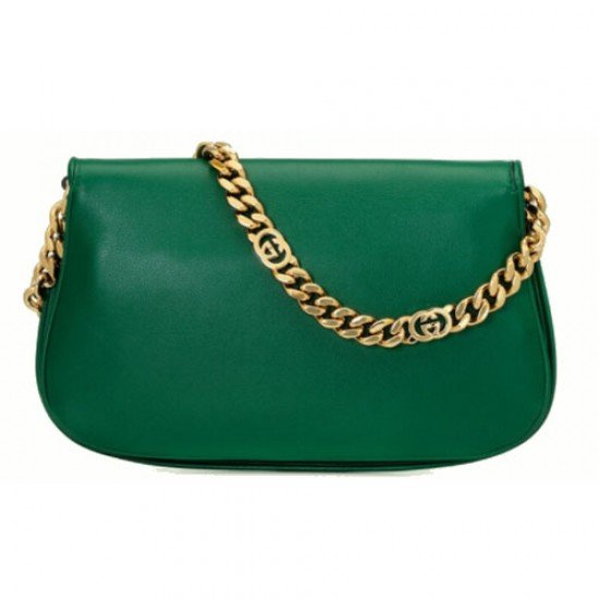 Gucci Blondie Shoulder Bag Green