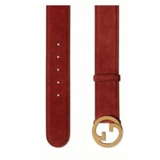 Round Interlocking Double G Wide Belt