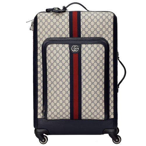 Ophidia GG large carry-on luggage