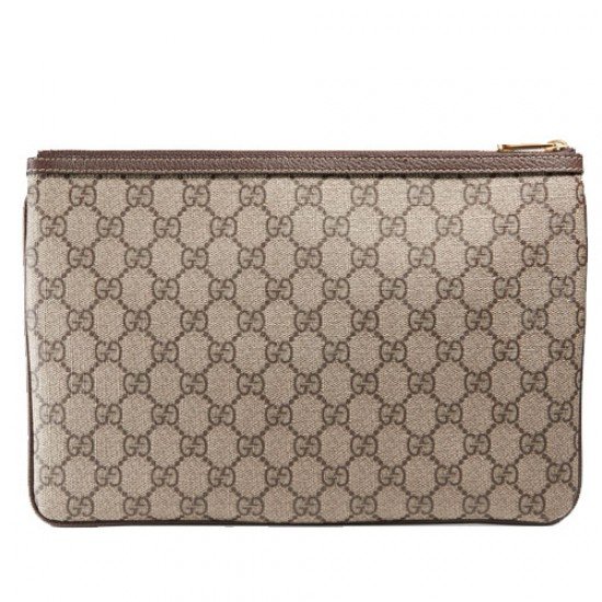 Ophidia GG Supreme canvas clutch