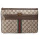 Ophidia GG Supreme canvas clutch