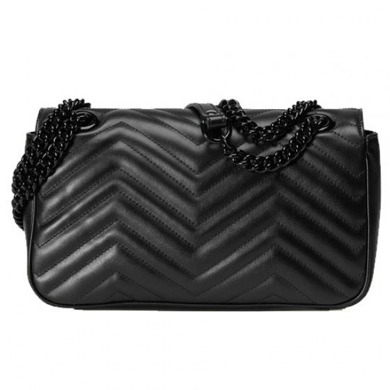 GG Marmont Small Shoulder Bag Black