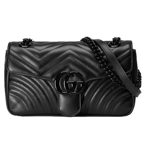 GG Marmont Small Shoulder Bag Black