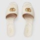 Ladies GG White Slippers 674839