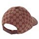 GG canvas baseball cap burgundy