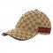 Striped Webbing GG Canvas Baseball Cap