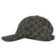 GG Denim Baseball Cap Black