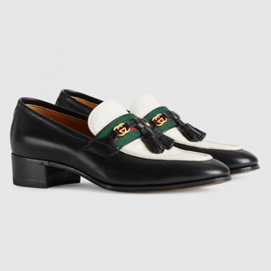 Interlocking GG Web Loafers