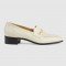 Womens Horsebit Loafers White