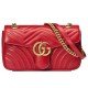 GG Marmont Small Shoulder Bag Red