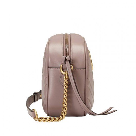 GG Marmont Small Shoulder Bag Nude