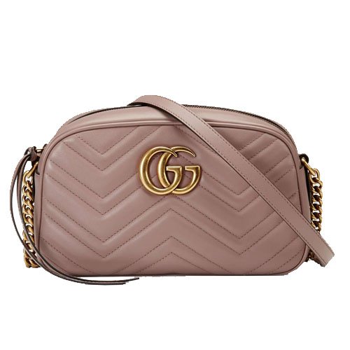 GG Marmont Small Shoulder Bag Nude