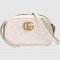 GG Marmont Small Shoulder White Bag