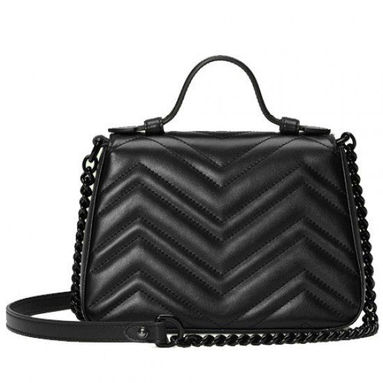 GG Marmont Mini Tote Bag Black