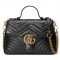 GG Marmont Small Tote Bag Black