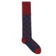 GG Cotton Blend Red Blue Socks