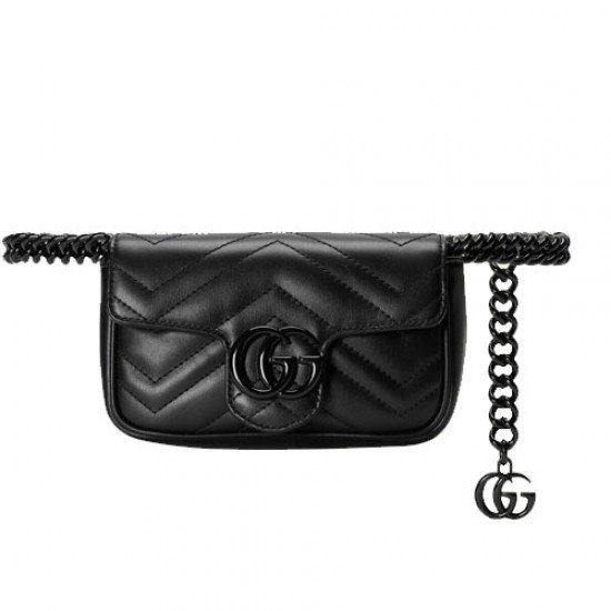 GG Marmont Belt Bag Black