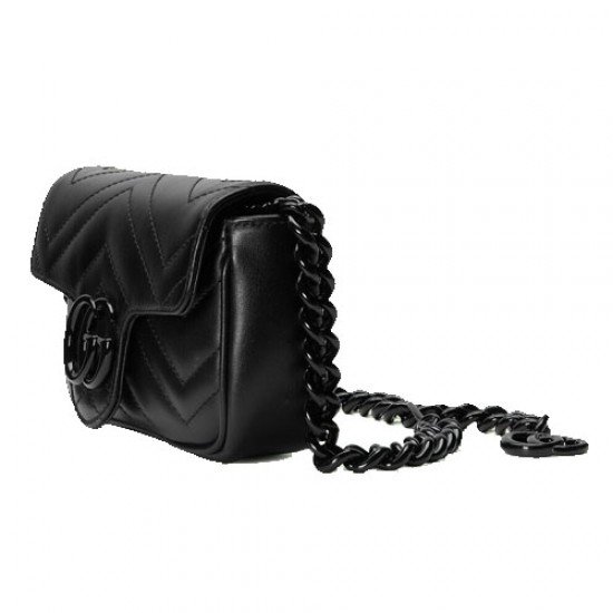 GG Marmont Belt Bag Black