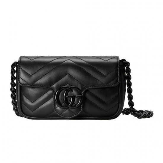 GG Marmont Belt Bag Black