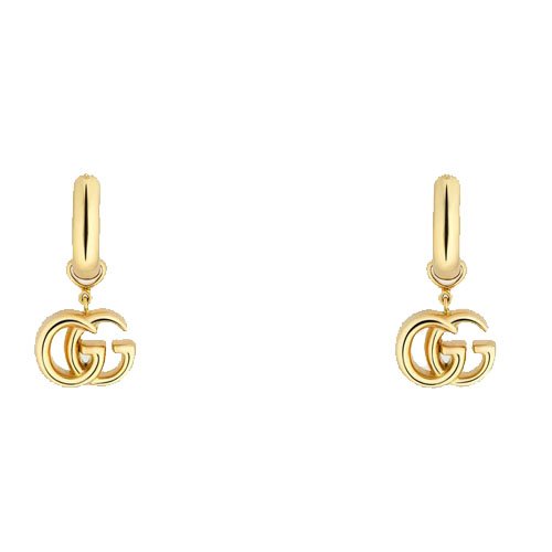 GG Running 18K Yellow Gold Earrings