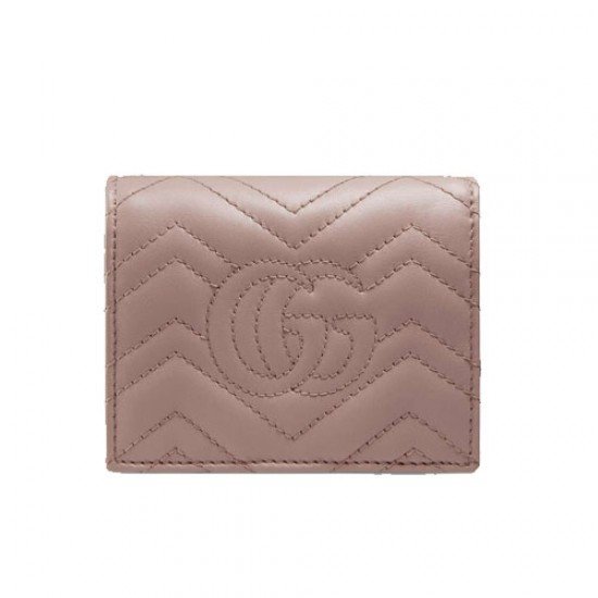 GG Marmont Card Holder Nude