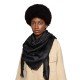 GG Jacquard Silk Wool-Blend Cape Black