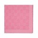 GG jacquard silk wool-blend cape pink