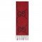 GG Cashmere Jacquard Scarf Red